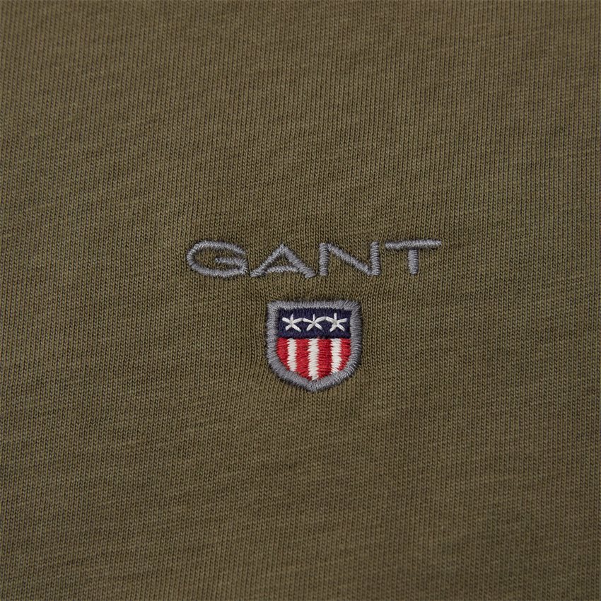 Gant T-shirts ORIGINAL SS T-SHIRT 234100 SS22 RACING GREEN